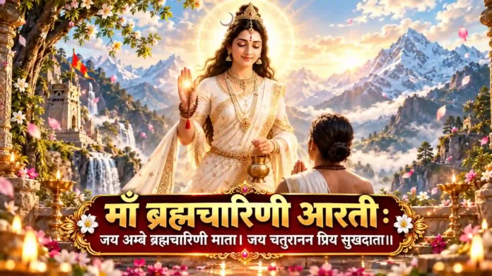 माँ ब्रह्मचारिणी आरती जय अम्बे ब्रह्मचारिणी माता माँ ब्रह्मचारिणी आरती जय अम्बे ब्रह्मचारिणी माता