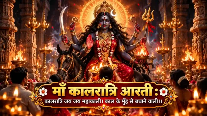 माँ कालरात्रि आरती कालरात्रि जय जय महाकाली