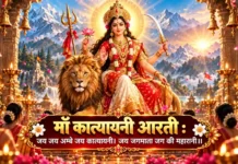 माँ कात्यायनी आरती: जय जय अम्बे जय कात्यायनी | Maa Katyayani Aarti माँ कात्यायनी आरती जय जय अम्बे जय कात्यायनी