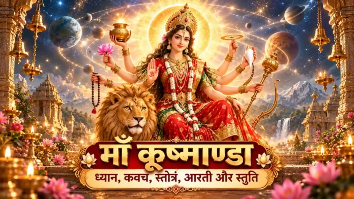 माँ कूष्माण्डा मंत्र आरती ध्यान स्तोत्र और कवच माँ कूष्माण्डा मंत्र आरती ध्यान स्तोत्र और कवच