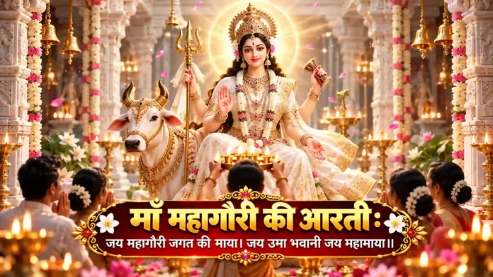 माँ महागौरी की आरती – नवरात्रि आठवाँ दिन माँ महागौरी आरती जय महागौरी जगत की माया