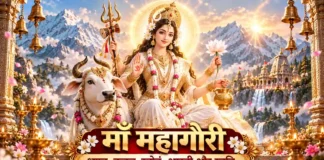 माँ महागौरी मंत्र ध्यान स्तोत्र कवच और अष्टमी पूजा
