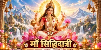 माँ सिद्धिदात्री मंत्र ध्यान स्तोत्र कवच और नवमी पूजा